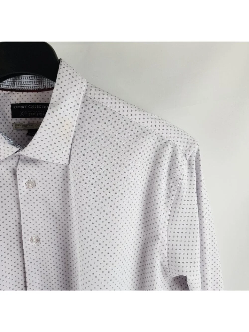 Report Collection Dress Shirt Mens XL Multi X4 Performance Stretch L/S Button Up
